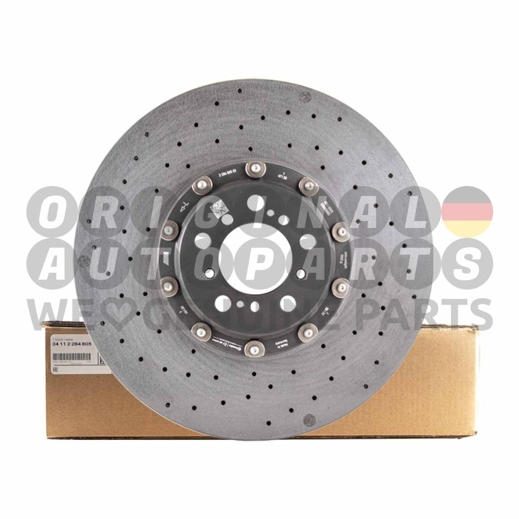 Genuine BMW Brake Disc Carbon Ceramic front left 400x38mm M3 F80 M4 F82 F83 34112284805