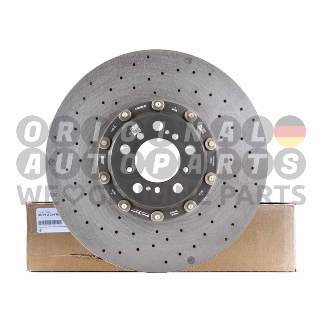 Genuine BMW Brake Disc Carbon Ceramic front right 400x38mm M3 F80 M4 F82 F83 34112284806