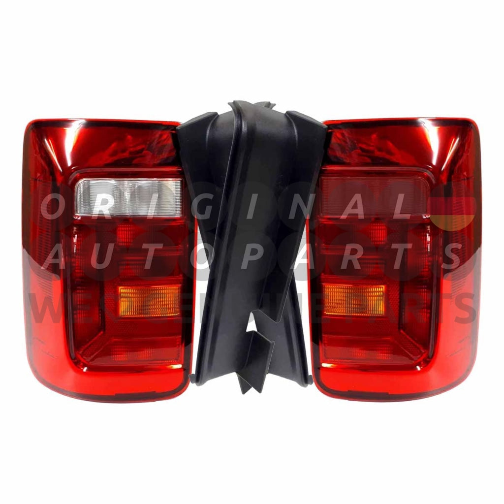 Genuine VW Volkswagen Caddy 3 / 4 Facelift Rear Lights Set 2003-2014 2K1945095Q 2K1945096AB